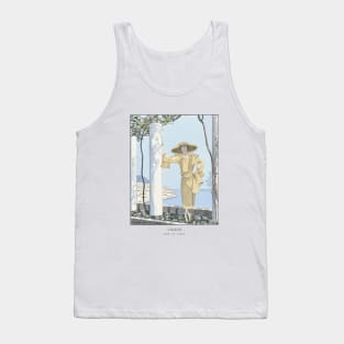 Amalfi Fashion Illustration by George Barbier Tank Top